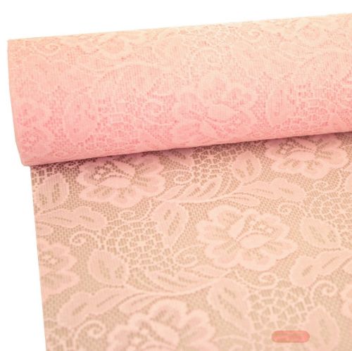 Bild von Tischläufer 25m/ 300mm, Lace Roses, zartrosa