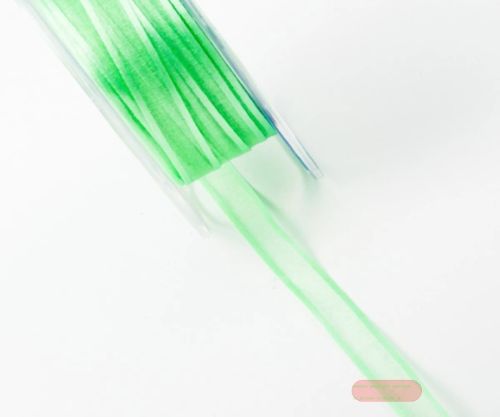 Bild von Band 50m/ 10mm, Organza mit Satinkante, hellgrün