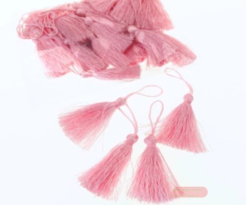 Bild von Deco, mini Quasten 8cm - VE 50, rosa