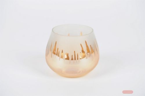 Bild von Windlicht, Votiv Ø10x H12cm, gold-glanz