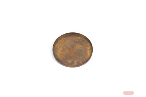 Bild von Schale, Alu rund - Ø20 x H1.5cm, aged anti