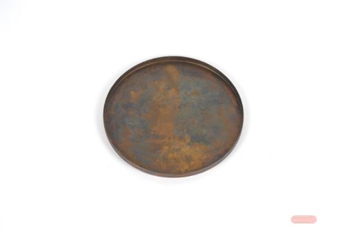 Bild von Schale, Alu rund - Ø30 x H1.5cm, aged anti