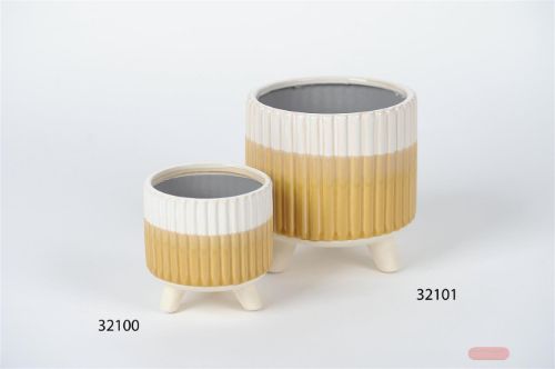 Bild von Blumentopf, Tri-tone Ø15.5x H15cm, sunset