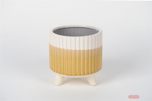 Bild von Blumentopf, Tri-tone Ø17x H17cm, sunset