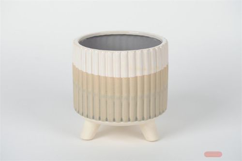 Bild von Blumentopf, Tri-tone Ø17x H17cm, green