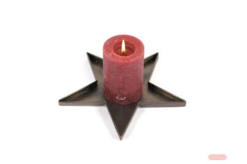 Bild von Kz-Ständer, Sternförmig L2x 22.5x H3cm, aged antik