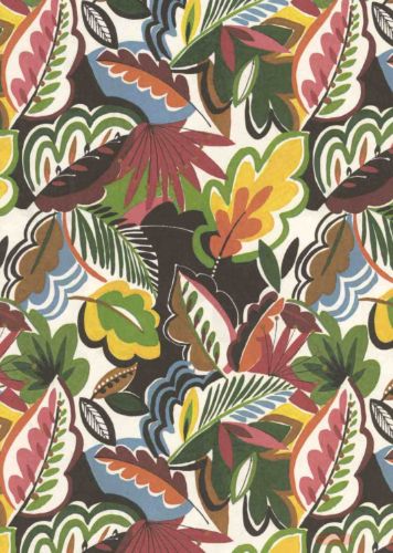 Bild von Bogen 70x 100cm, Potpourri Blätter, bunt