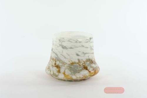 Bild von Glasvase, mundgeblasen Ø21x H17cm, geyser*