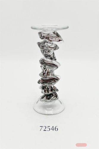 Bild von Kerzenständer, Glassrock Ø11.5x H28.5cm, black