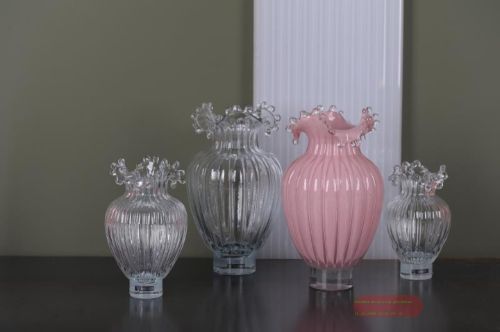 Bild von Glasvase, Royalty Ø12.5x H19.5cm, blush