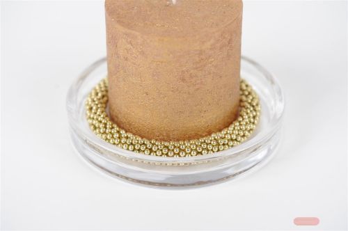 Bild von Kerzenring, aus Metall Ø9.5cm, gold