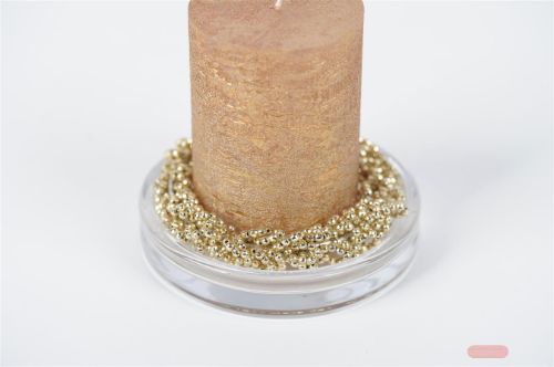 Bild von Kerzenring, aus Metall Ø7.5cm, gold