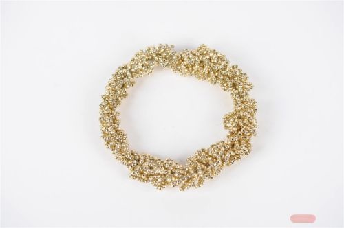 Bild von Kerzenring, aus Metall Ø9.5cm, gold