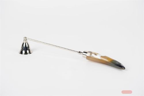 Bild von Kerzenlöscher, Horngriff - L30cm, natur/schwarz