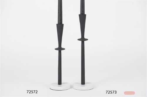 Bild von Kerzenständer, Marmorfuss Ø10x H33cm, black