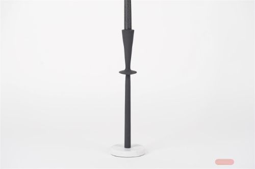 Bild von Kerzenständer, Marmorfuss Ø10x H38cm, black