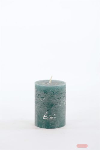 Bild von Rustic Zylinderkerze,   8cm x Ø60mm, atlantic deep