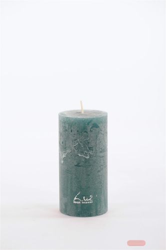 Bild von Rustic Zylinderkerze, 12cm x Ø60mm, atlantic deep