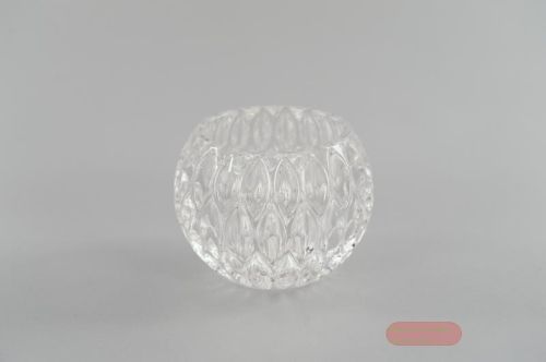Bild von Windlicht, Glas Ovalis Ø13.5x H10.8cm, klar
