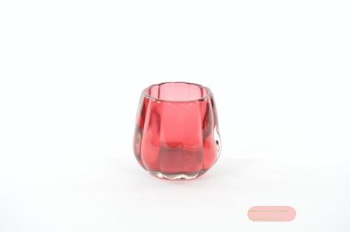 Bild von Votiv, Glas Facet Ø8x H7.5cm, bourgogne