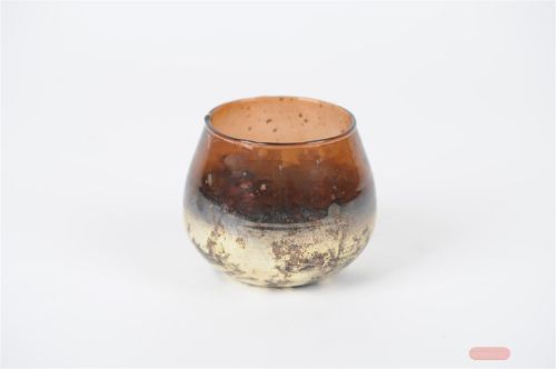 Bild von Votiv, Glas Tan Ø12x H10cm, bräunlich