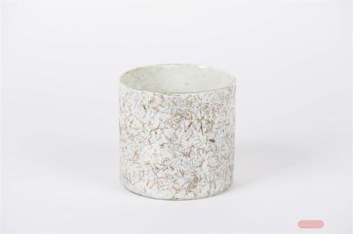 Bild von Windlicht, Glas Needle tea Ø15x H15cm, weiss