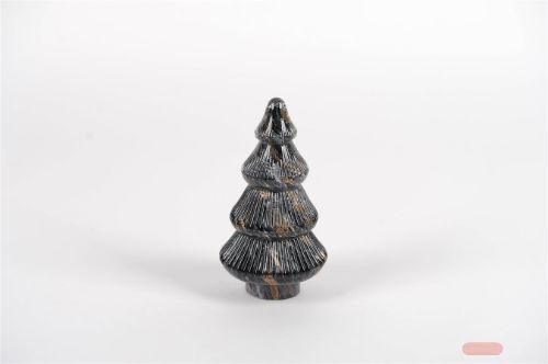 Bild von Tannenbaum, Ø11x H22cm, anthrazit