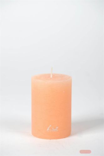 Bild von Rustic Zylinderkerze, 19cm x Ø90mm, aprikose