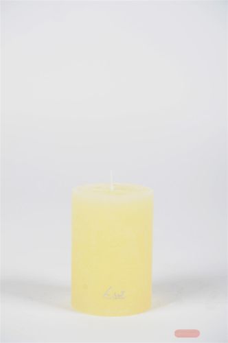 Bild von Rustic Zylinderkerze, 13cm x Ø90mm, butter