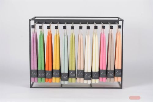 Bild von Display, für 12 Colour nach Ihrer Wahl - Paarkerzen 30cm, schwarz