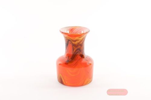 Bild von Glasvase, Groovy Ø14x H20cm, terra