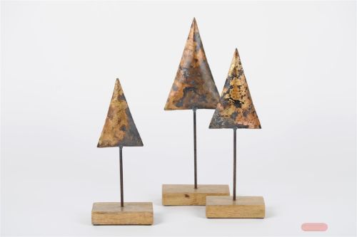 Bild von Tannenbaum, Triangle Set/3, metall