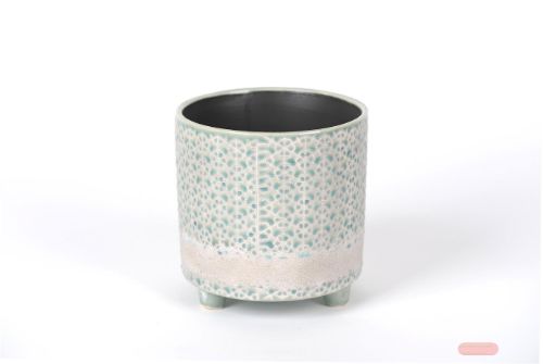 Bild von Blumentopf, Florentine Ø16.5x H16.5cm, aqua