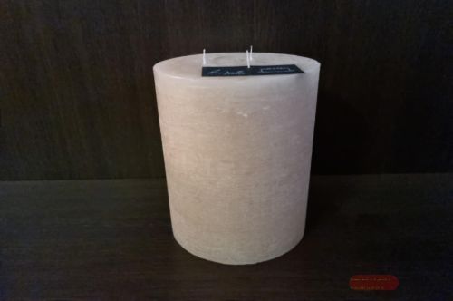 Bild von 3-Docht Zylinderkerze, H20cm x Ø150mm, mondstein