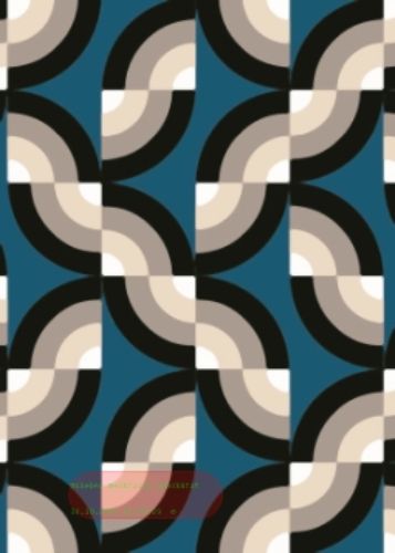 Bild von Bogen 70x 100cm, Como Quadrate, bunt