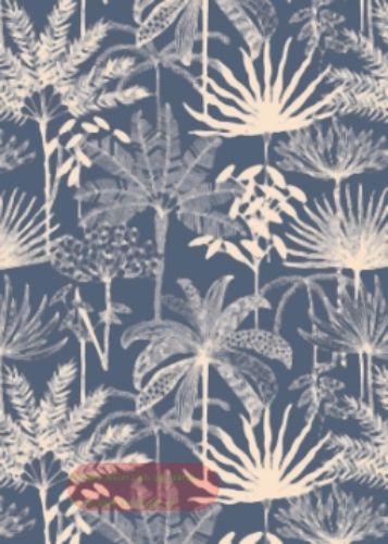 Bild von Bogen 70x 100cm, Japura Farn, blau