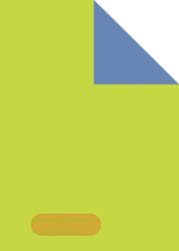 Bild von Bogen 70x 100cm, Uni Duo, grün/lavendel