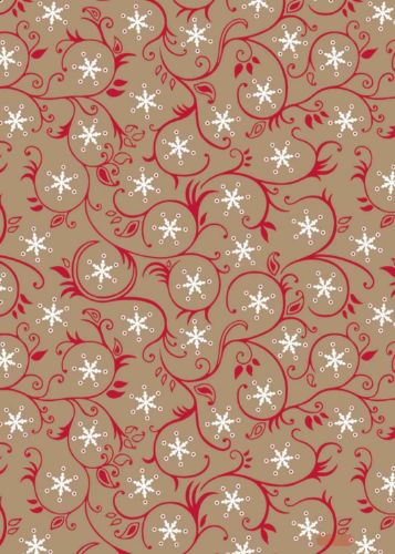 Bild von Bogen 70x 100cm, Delizia Sterne, rot