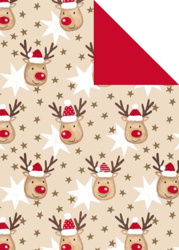 Bild von Bogen 70x 100cm, Vasaa Hirsch, braun