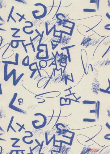 Bild von Bogen 70x 100cm, Freestyle, blau