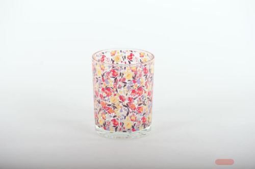 Bild von Windlicht, Flora Ø10x H12.5cm, rosa