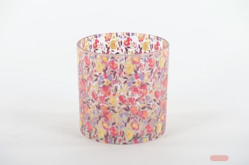 Bild von Windlicht, Flora Ø15x H15cm, rosa