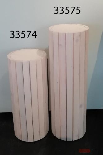 Bild von Säule, Holzlatten Ø30x H70cm, asparagus