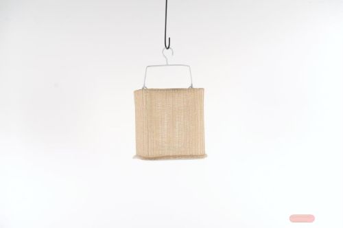 Bild von Laterne, Garn L20.5x H20cm, beige