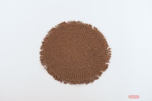 Bild von Tisch-Set, Crochet craft Ø38cm rund, expresso