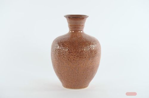 Bild von KeramikVase, Fosette Ø22.5x H33, rotbraun