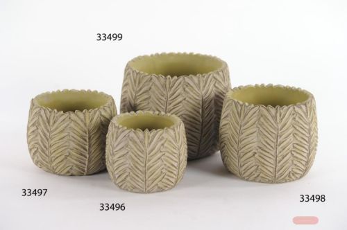 Bild von Blumentopf, Fern field Ø12.8x H10.5, zement