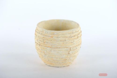 Bild von Blumentopf, Spargel Ø15.5x H13cm, zement