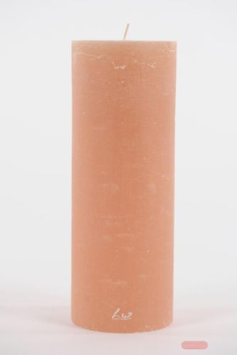 Bild von Rustic Zylinderkerze, 27cm x Ø100mm, nougat