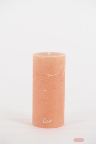 Bild von Rustic Zylinderkerze, 16cm x Ø60mm, nougat